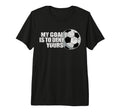 My Goal Is To Deny Yours Soccer Tri Blend T-Shirt - Graphic Print Men Women