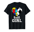 Autism Soccer Funny Autism Puzzle And T-Shirt - Graphic Print Unisex