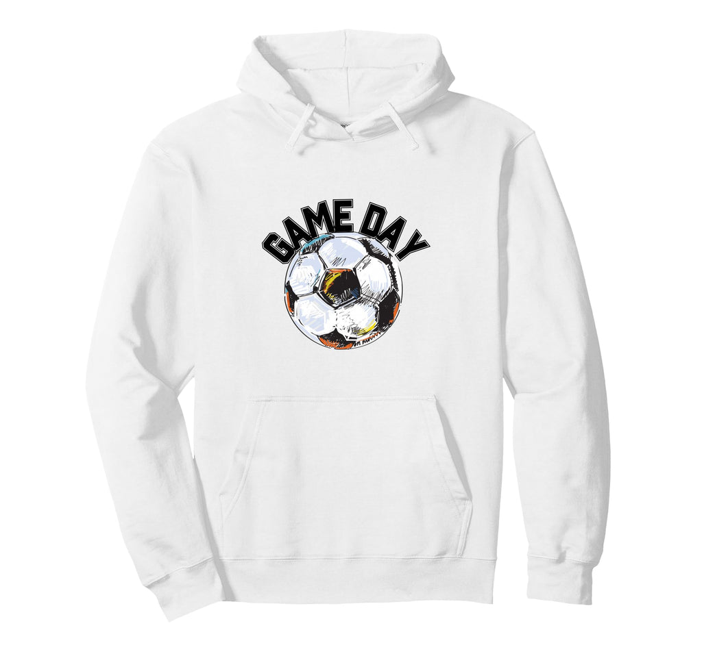 Game Day Soccer Futbol Match Tournament Hoodie - Graphic Print Men Women