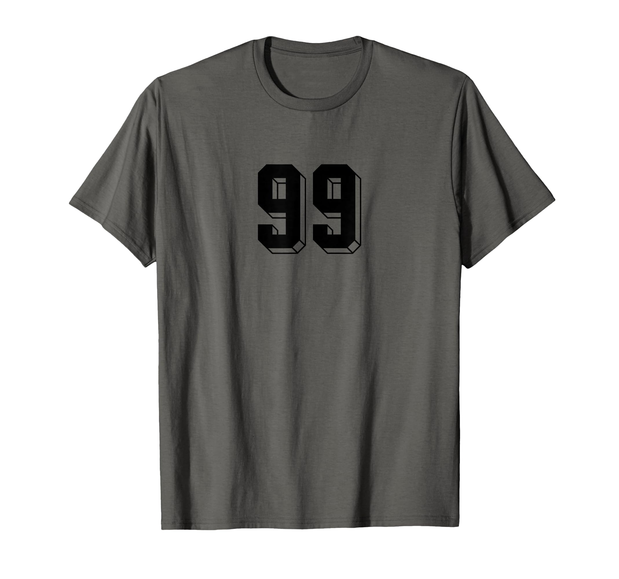 Number 99 80S 90S Soccer Team Jersey T-Shirt - Trendy Graphic Men Women