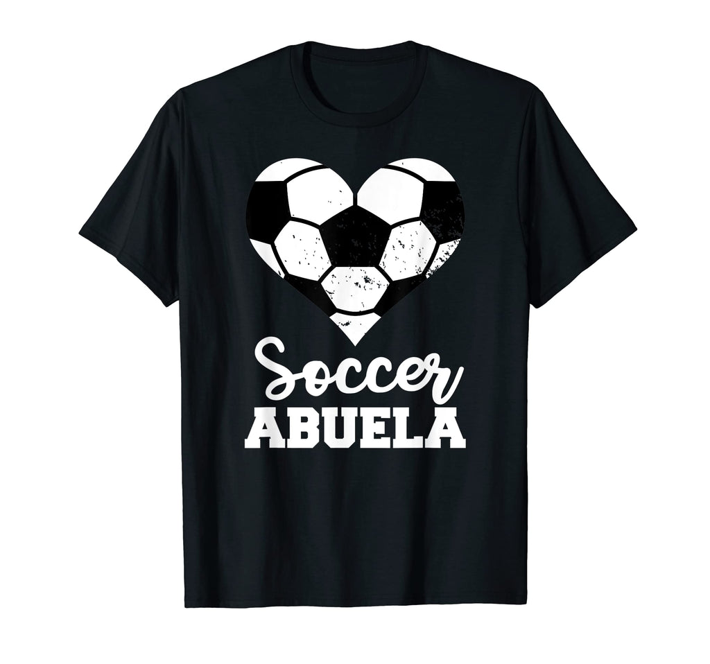 Soccer Abuela Funny Soccer Heart T-Shirt - Custom Art Print for Adults