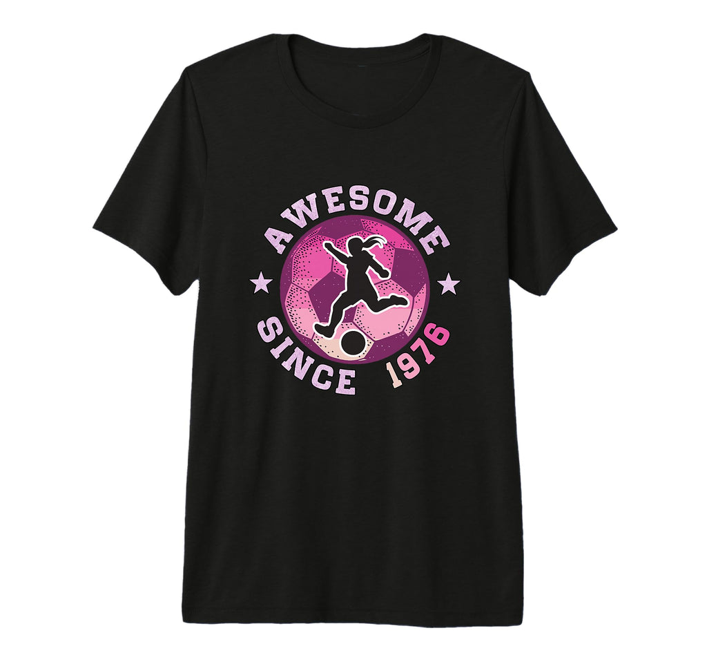 50Th Birthday Soccer Player Awesome T-Shirt - Custom Art Print for Adults