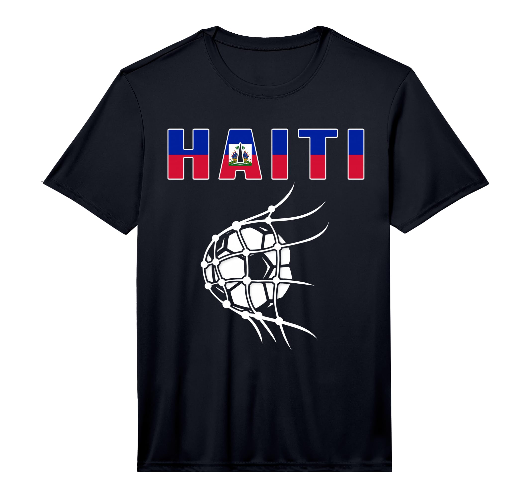 Haiti Soccer Fans Jersey Haitian Flag T-Shirt - Custom Art Print Men Women
