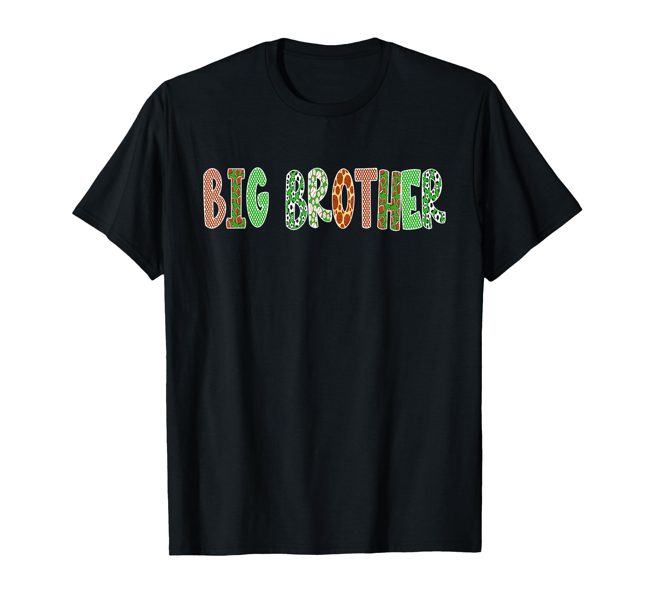 Sports Baller Big Brother Birthday T-Shirt - Novelty Apparel for Adults