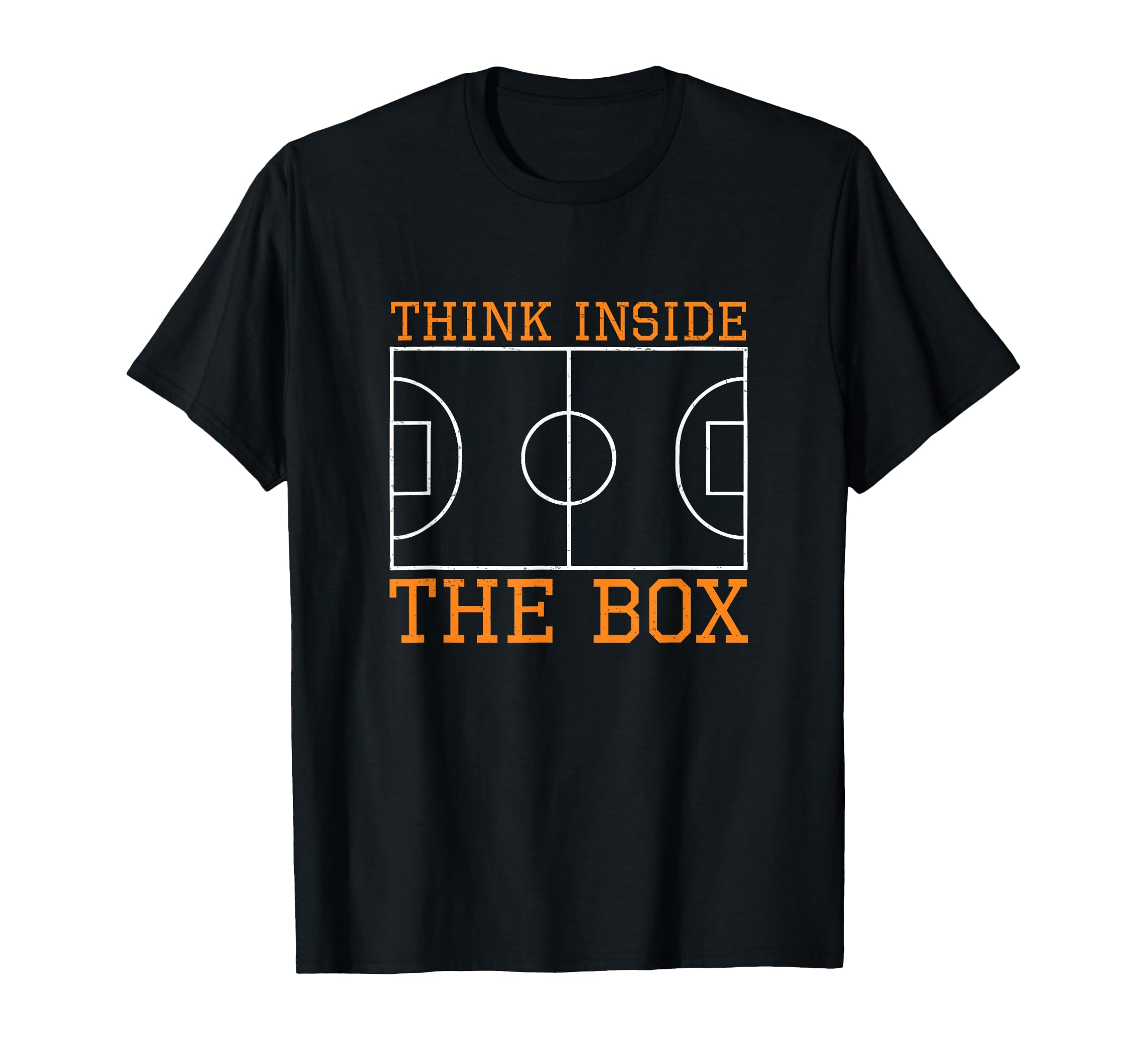 Think Inside Box Futsal Court Futsal T-Shirt - Unique Graphic Men Women