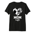 Mom Life Heart Funny Soccer Hockey Mom T-Shirt - Graphic Print Men Women