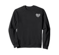 Soccer Heart Soccer Players Heart Sweatshirt - Custom Art Print Men Women