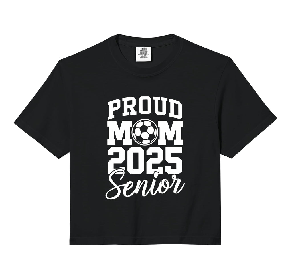 Senior 2025 Soccer Mom High School Sweatshirt - Novelty Apparel Unisex