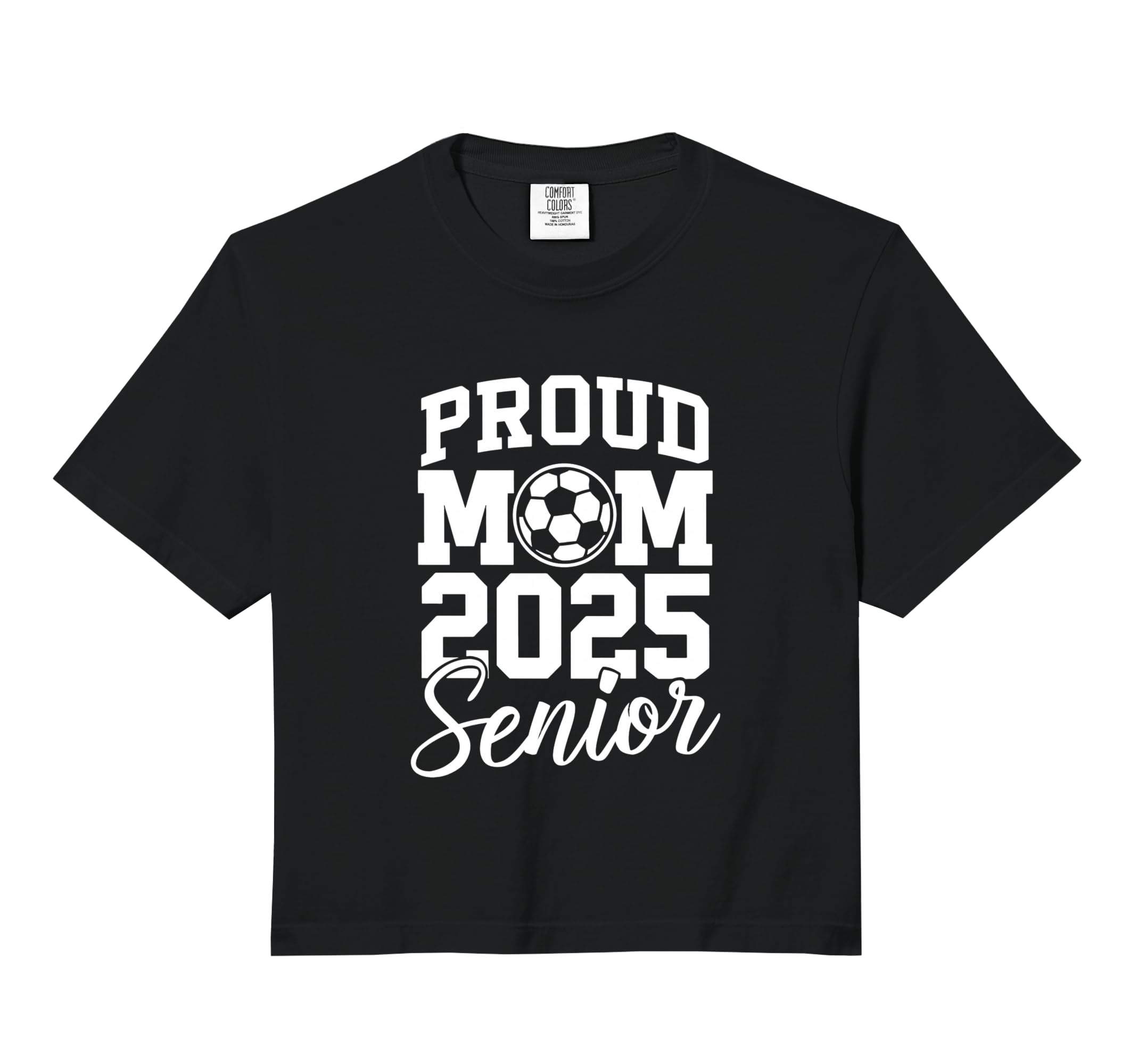Senior 2025 Soccer Mom High School Sweatshirt - Novelty Apparel Unisex
