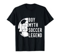 13 Years Myth Soccer Legend 13Th Birthday T-Shirt - Novelty Apparel Unisex