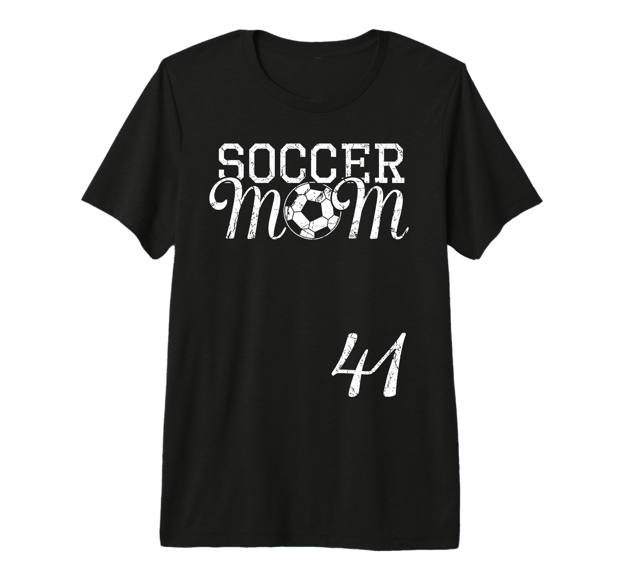 Soccer Mom Jersey Number 41 Favorite T-Shirt - Novelty Apparel Unisex