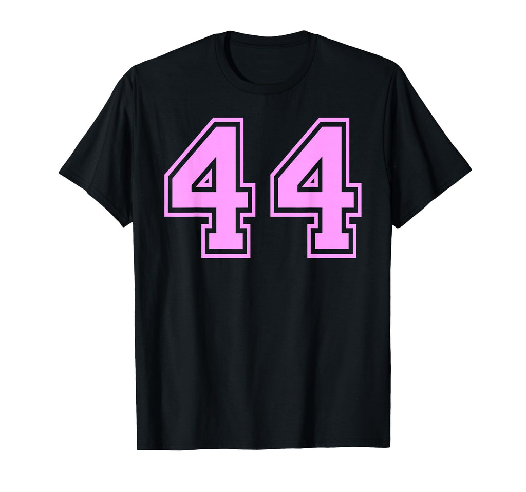 44 Number Forty Four Sports Varsity T-Shirt - Graphic Print for Adults