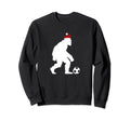 Funny Bigfoot Soccer Football Sweatshirt - Fun Novelty Design for Adults