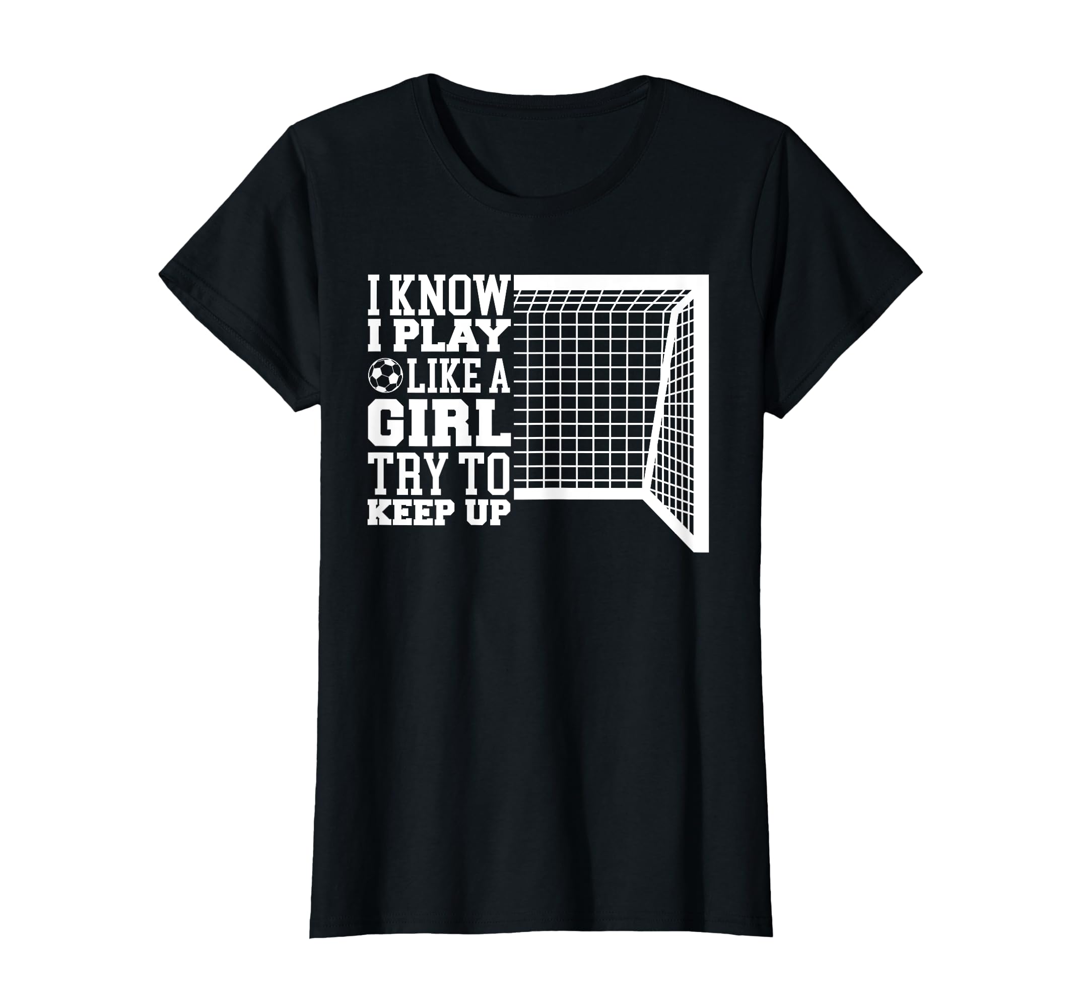 Try To Keep Up Funny Soccer T-Shirt - Trendy Graphic Men Women