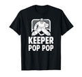 Ice Hockey Keeper Pop Pop Ice Hockey T-Shirt - Casual Everyday Wear Unisex