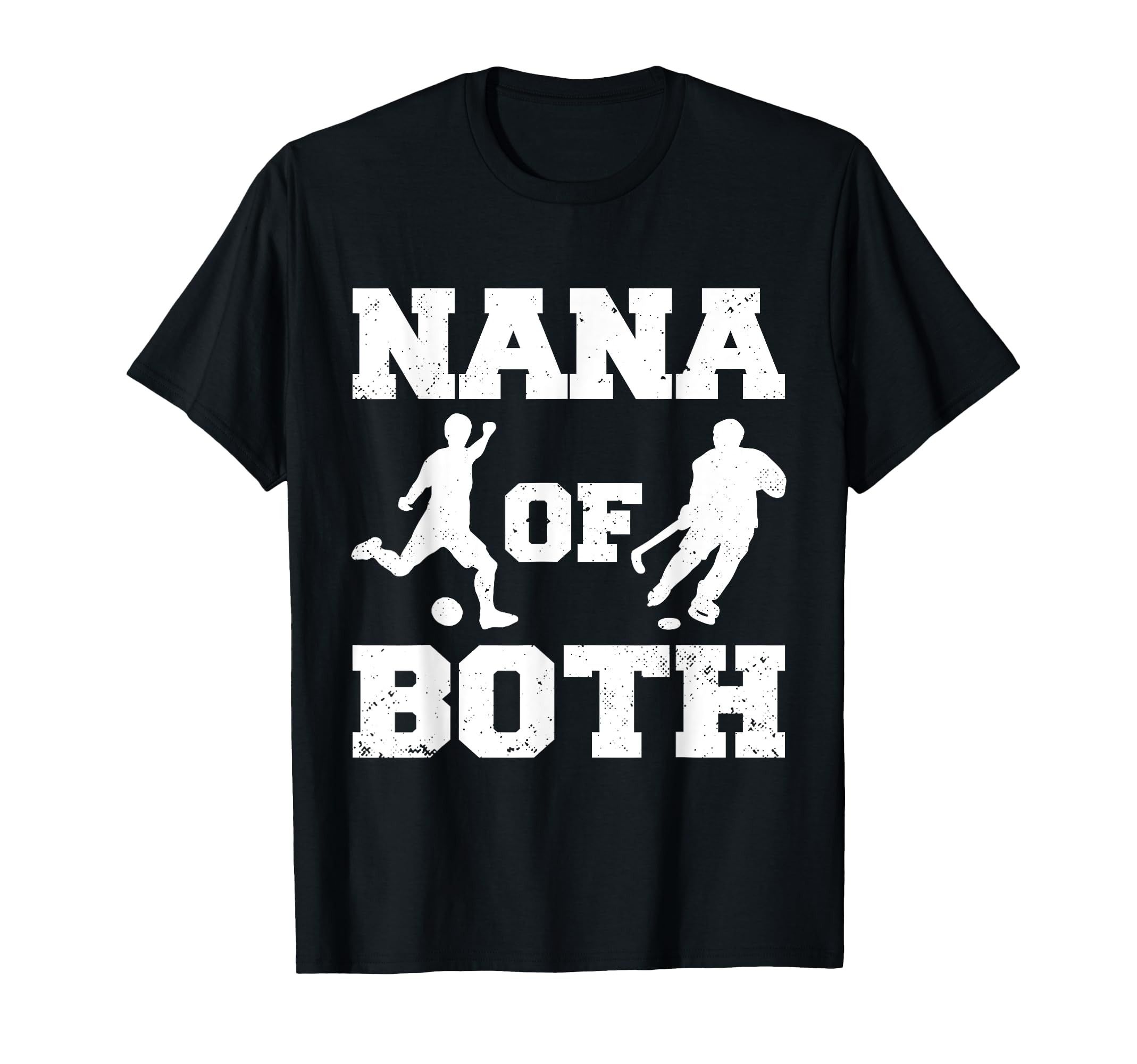 Nana Both Funny Soccer Hockey Nana T-Shirt - Trendy Graphic for Adults