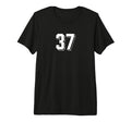 Number 37 80S 90S Soccer Team Jersey T-Shirt - Graphic Print for Adults