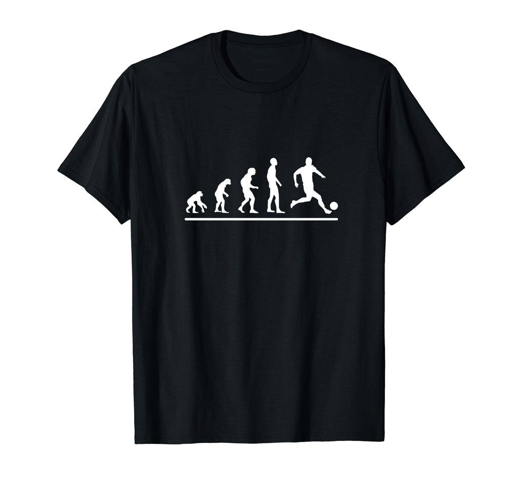 Soccer Player Evolution Funny Soccer T-Shirt - Unique Graphic for Adults