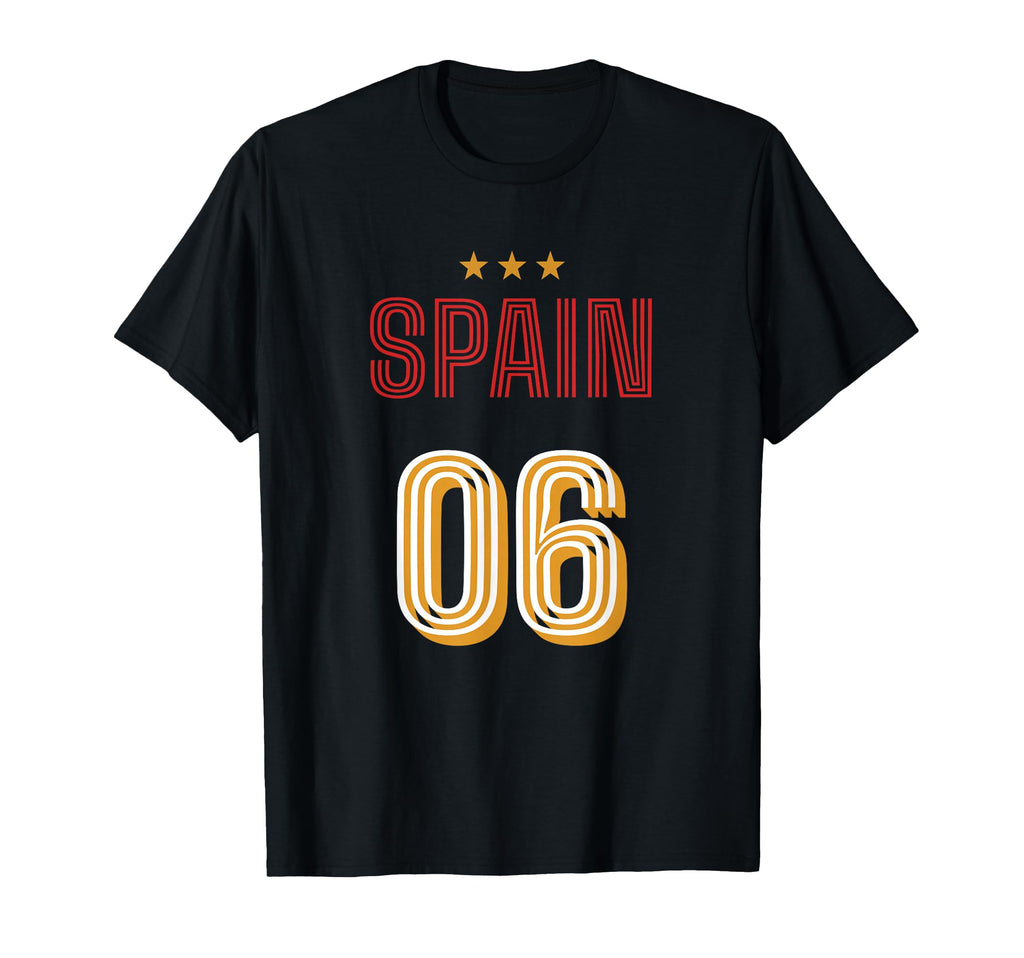 Spain Soccer 06 Football Game Fan T-Shirt - Minimalist Print Unisex