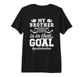 Proud Ice Hockey Goalie Brother Hockey T-Shirt - Fun Novelty Design Unisex