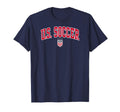 U S Soccer Arch Over Navy Uswnt T-Shirt - Custom Art Print Unisex