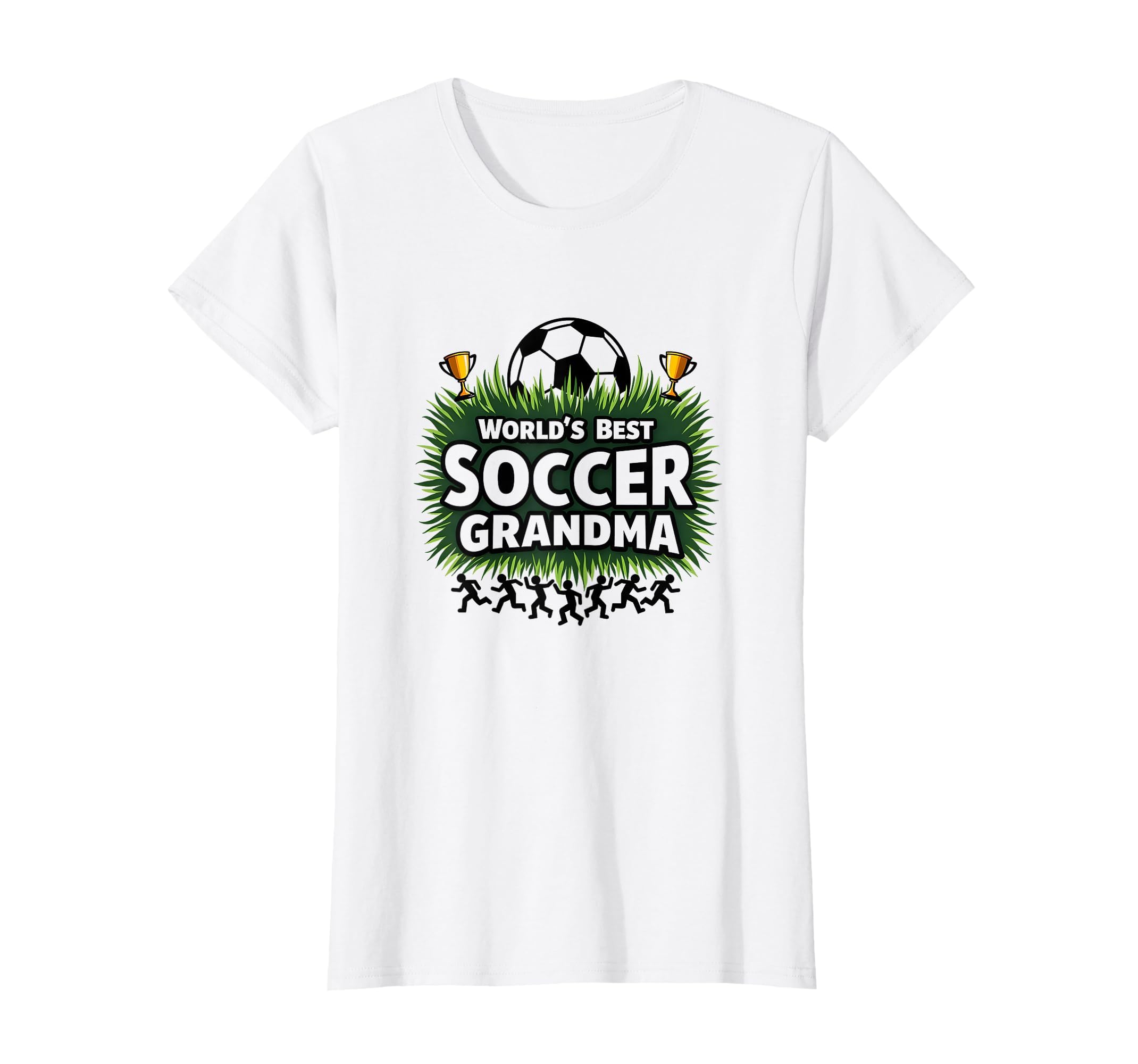 Worlds Best Soccer Grandma Champion T-Shirt - Novelty Apparel Unisex