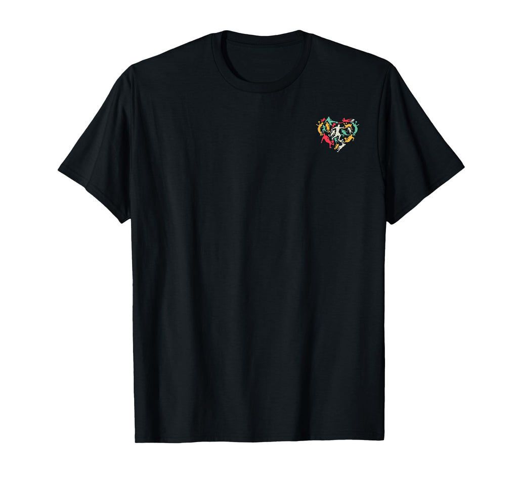 Soccer Player Heart Soccer Heart T-Shirt - Minimalist Print for Adults