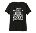 Im Hockey Goalie Cousin Ice Hockey T-Shirt - Minimalist Print for Adults