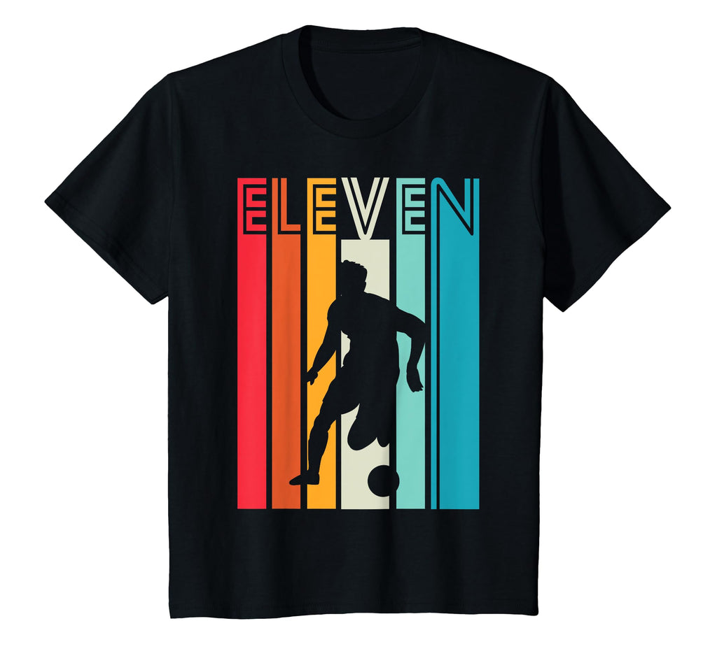 11 Years Soccer Gift 11Th Birthday T-Shirt - Fun Novelty Design Men Women