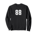 Number 88 80S 90S Soccer Team Jersey Sweatshirt - Streetwear Style Unisex