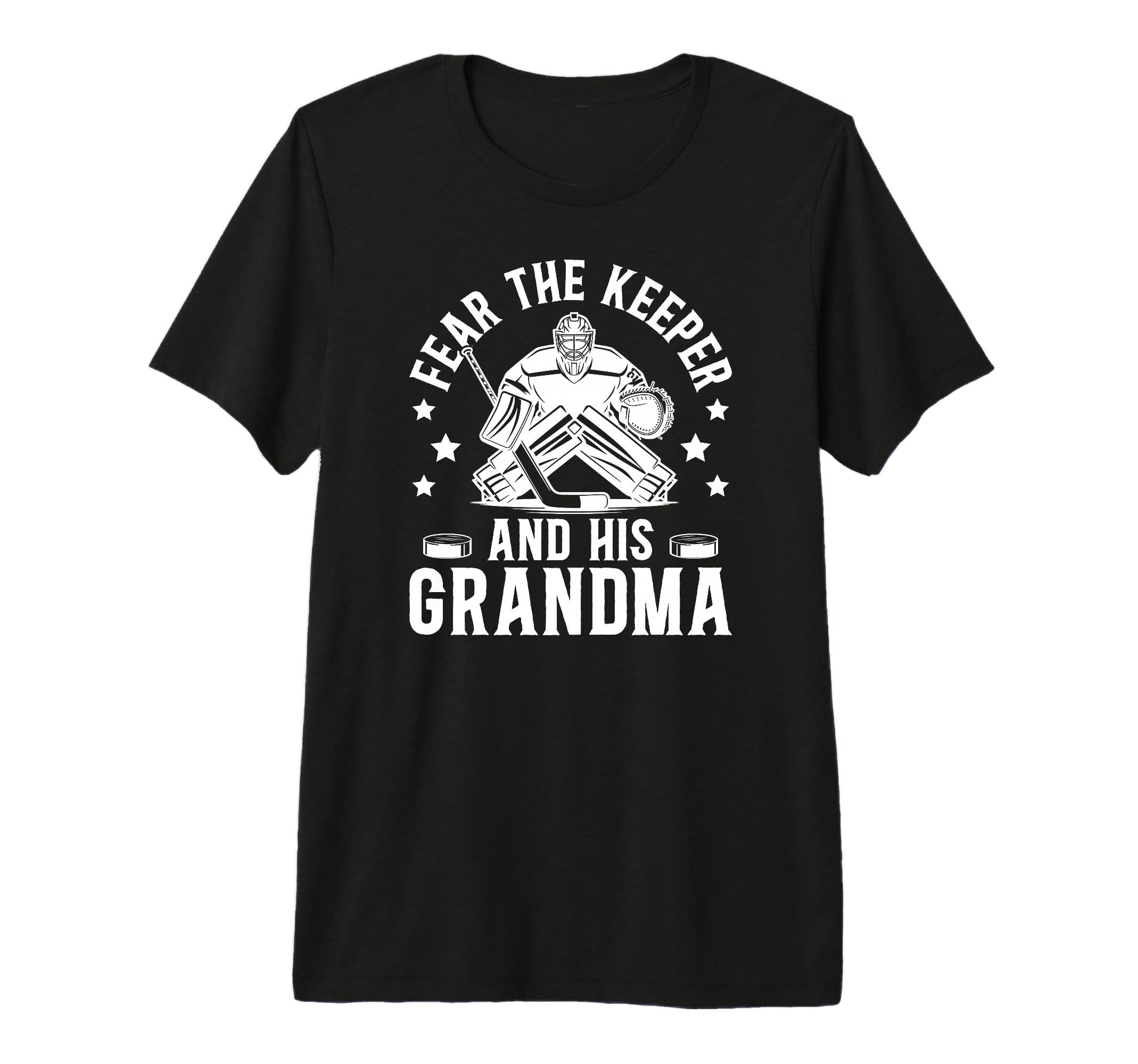 Funny Hockey Keeper Grandma T-Shirt - Casual Everyday Wear Men Women