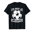 47Th Birthday Soccer Player Sports Team 47 T-Shirt - Graphic Print Unisex