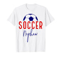 Soccer Nephew Soccer Ball Support Soccer T-Shirt - Graphic Print Unisex