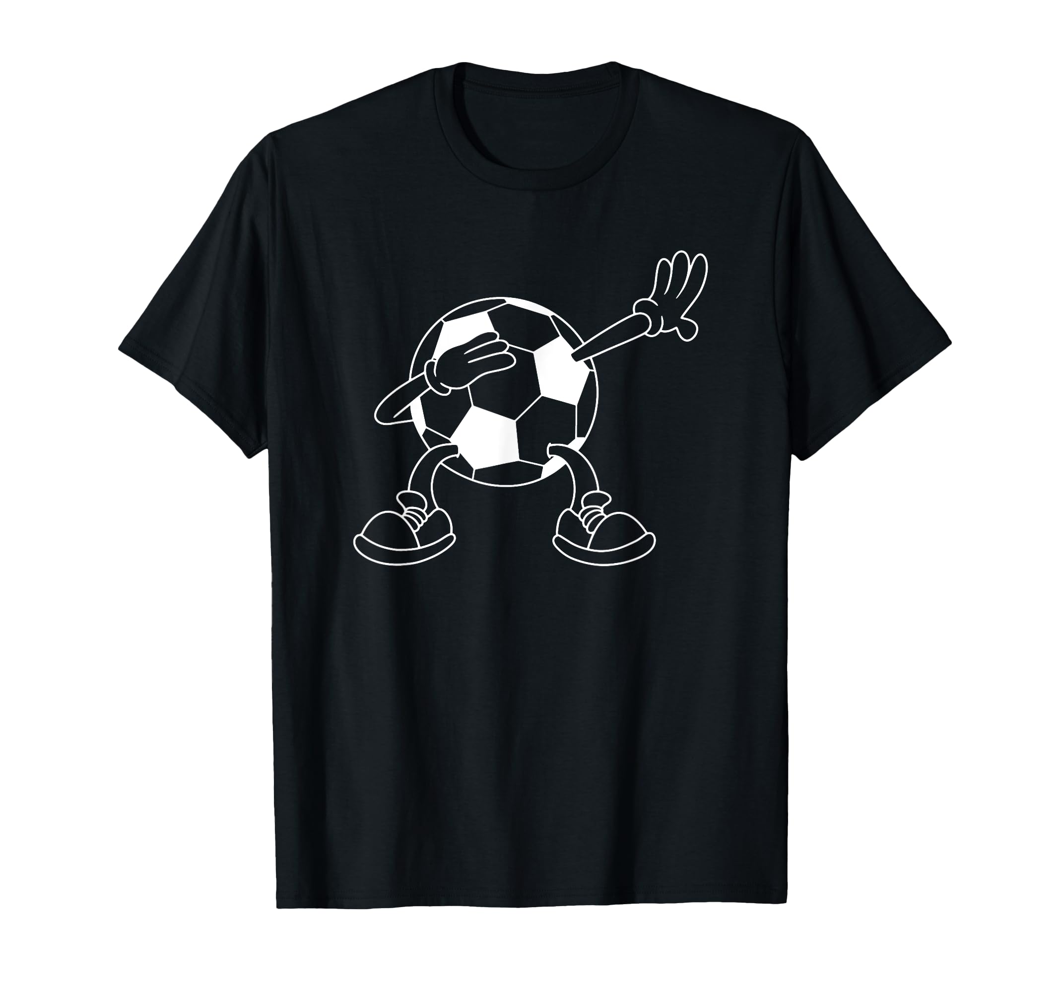 Soccer Sports Funny Dabbing Soccer T-Shirt - Casual Everyday Wear Unisex