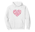 Heart Shaped Soccer Ball Art Hoodie - Trendy Graphic Men Women
