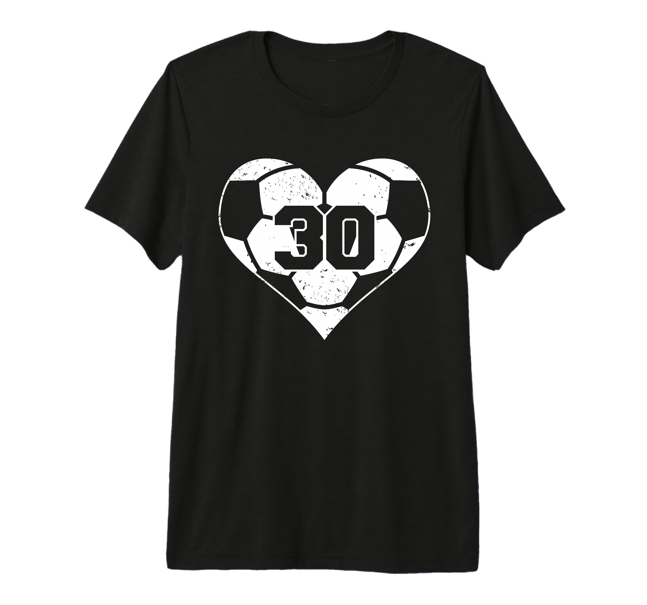 Soccer Number 30 Jersey Funny Soccer T-Shirt - Streetwear Style Unisex