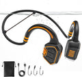 Bone Conduction Swimming Headphones – IP68 Waterproof Open-Ear Bluetooth 5.3 with 32GB MP3 Player, Underwater Swim Headset for Pool Training, Orange