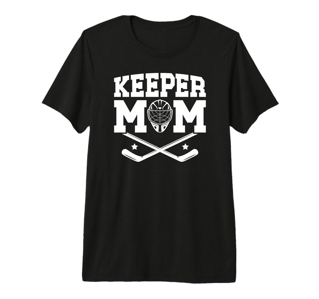 Ice Hockey Keeper Mom Ice Hockey T-Shirt - Streetwear Style Men Women