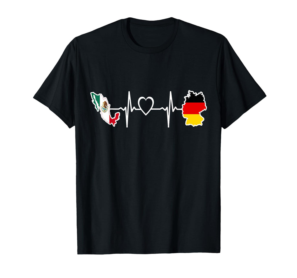 Mexican German Flag Mexican Germany T-Shirt - Trendy Graphic for Adults