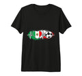 Mexico Soccer Heartbeat Mexican Flag T-Shirt - Streetwear Style Men Women
