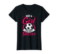 Soccer Player Just Who Loves Soccer T-Shirt - Aesthetic Graphic Unisex