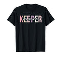 Boho Hockey Keeper Mom Ice Hockey T-Shirt - Fun Novelty Design for Adults