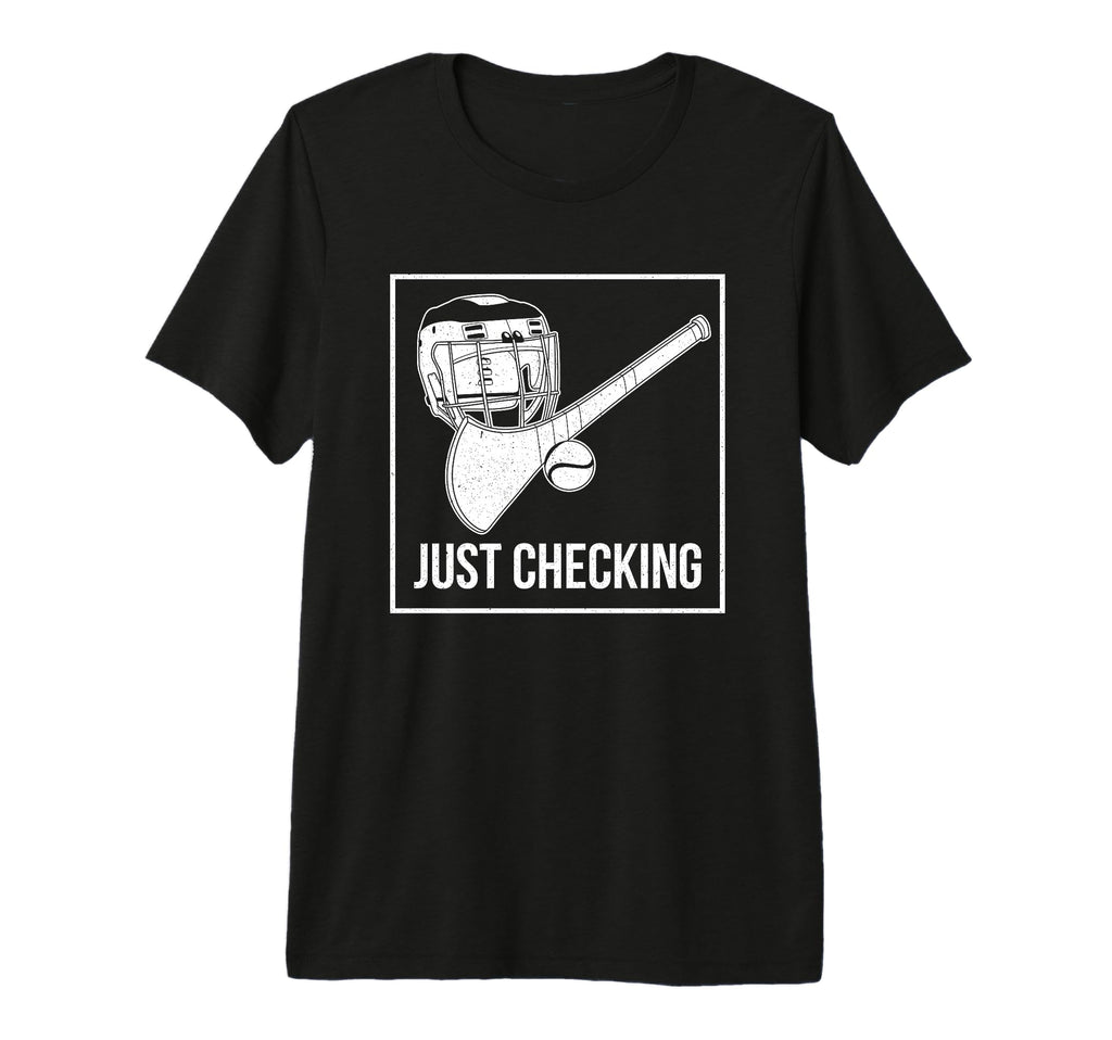 Hurling Helmet Athletic Goalkeeper Camogie T-Shirt - Graphic Print Unisex