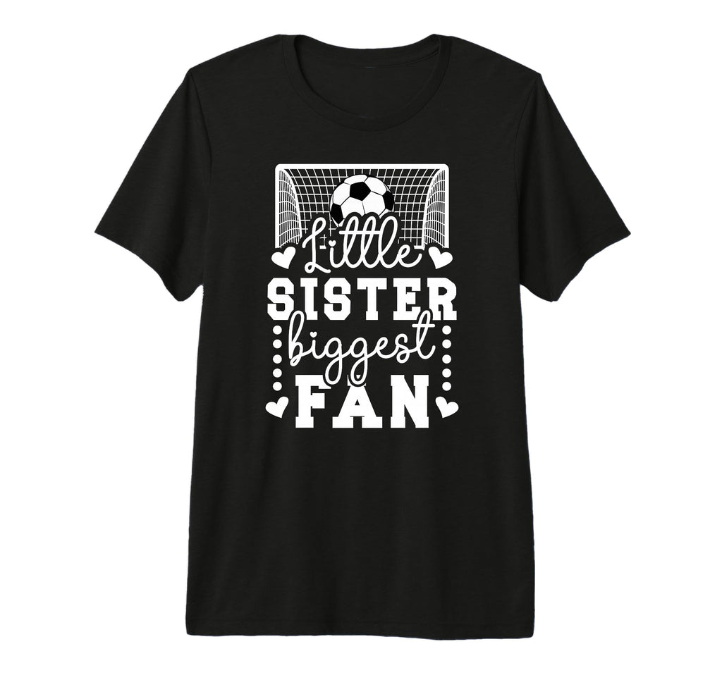 Little Sister Soccer Goalie Sister T-Shirt - Aesthetic Graphic Unisex