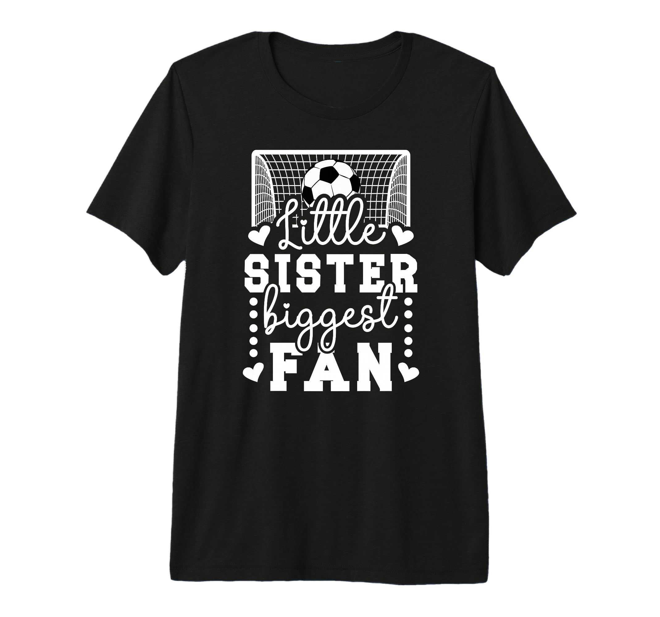 Little Sister Soccer Goalie Sister T-Shirt - Aesthetic Graphic Unisex