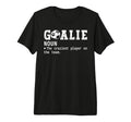 Goalie Goalkeeper Definition Funny T-Shirt - Aesthetic Graphic Unisex