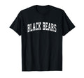 Black Bears Mascot Athletic Sports Name T-Shirt - Unique Graphic for Adults