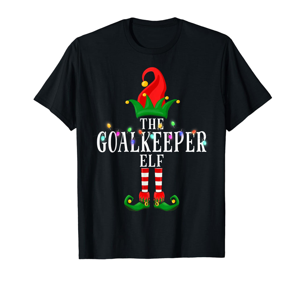 Goalkeeper Elf Matching Pajama T-Shirt - Novelty Apparel Unisex