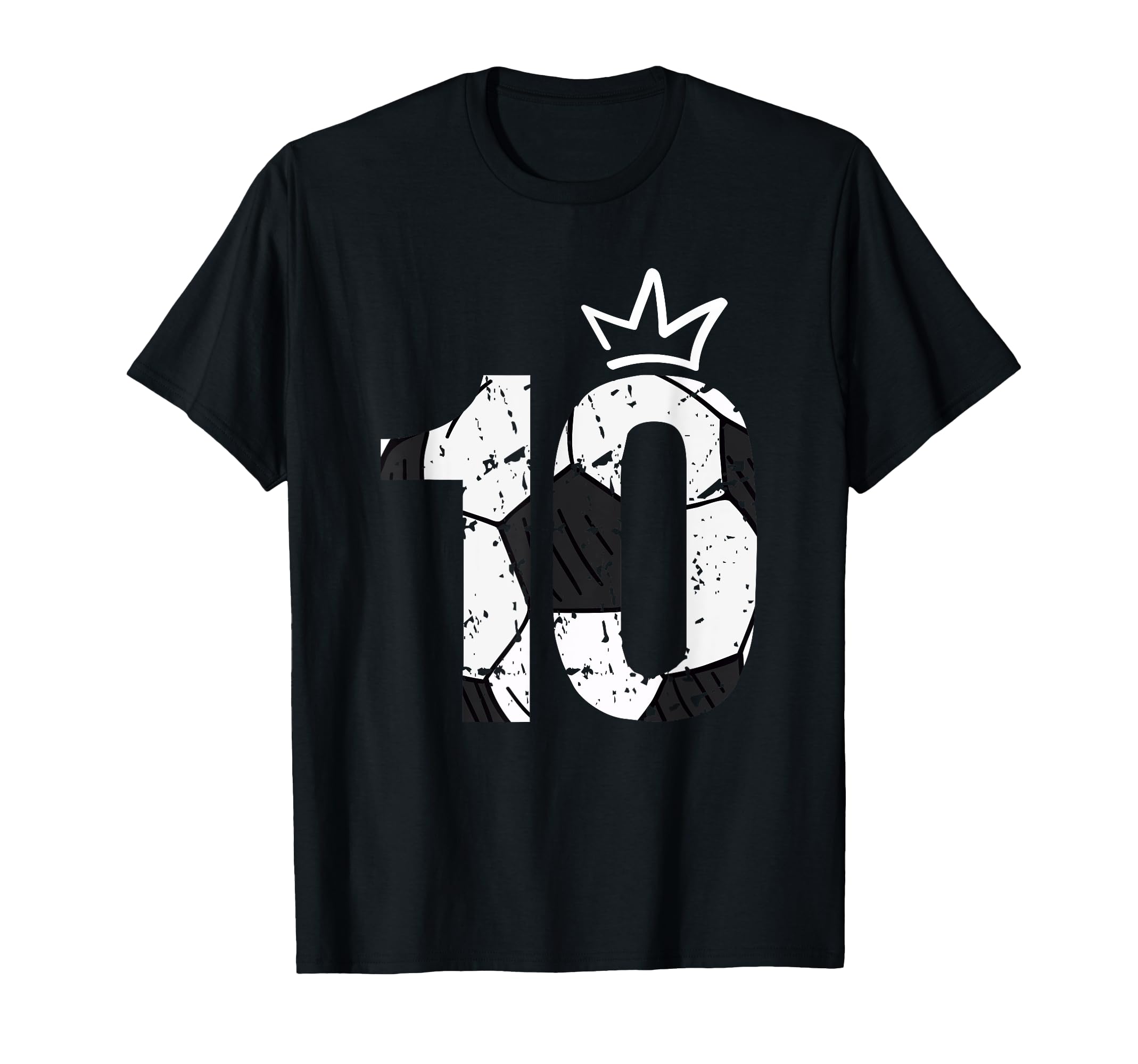 10 Year Old Birthday Funny Soccer Player T-Shirt - Novelty Apparel Unisex