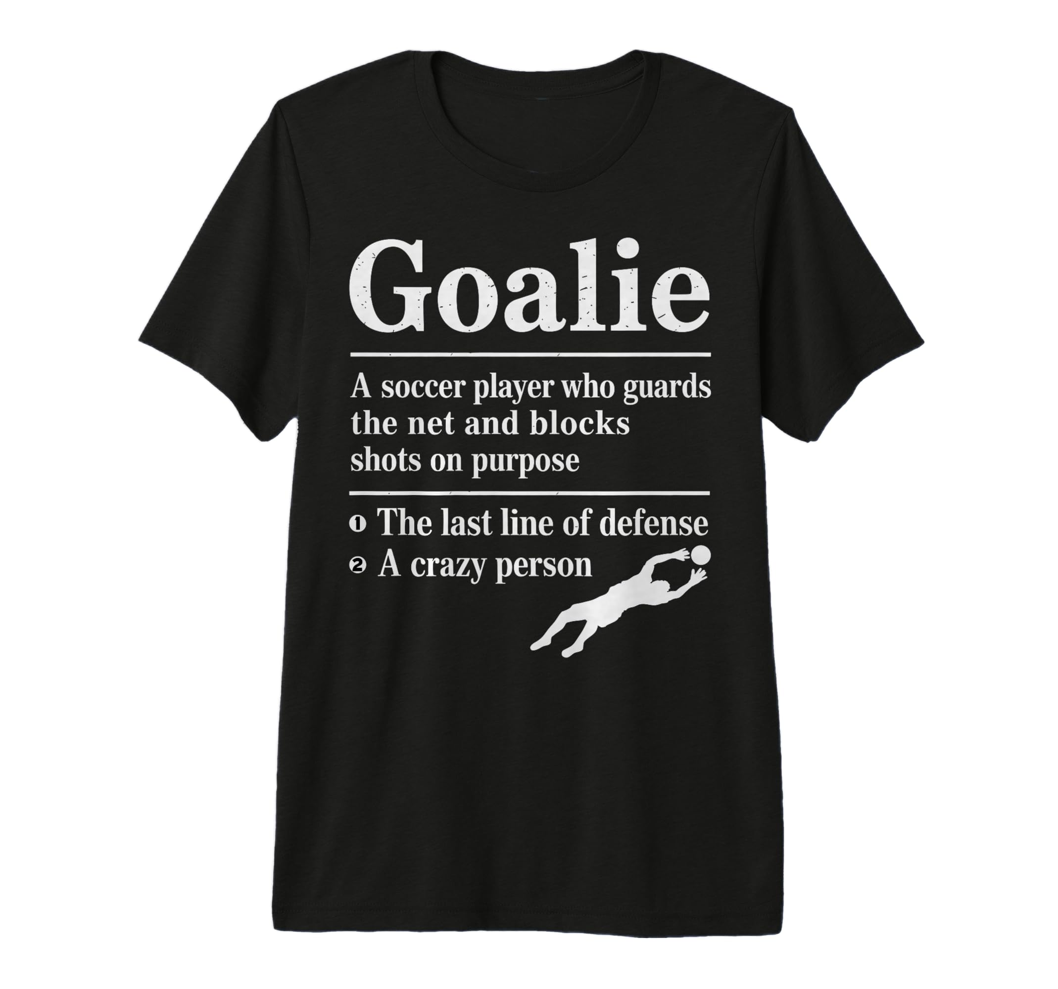 Goalie Soccer Player Who Guards Net T-Shirt - Custom Art Print Men Women